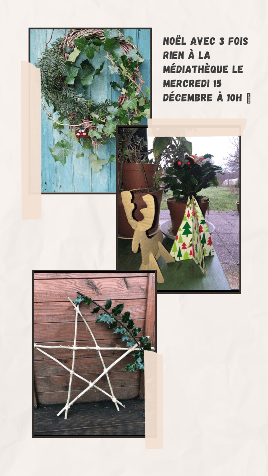 15 déc. 2021 : Créer vos décos de noël à la médiathèque de&nbsp;Confolens